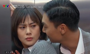 Hương vị tình thân tập 41: Hoàng Long sán vào Phương Nam, dùng ánh mắt “lẳng lơ” nhìn cô ngay trong thang máy