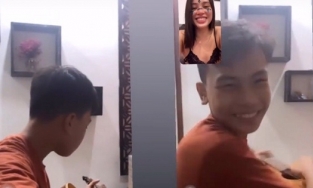 Khoảnh khắc chứng minh em trai Tiểu Vy xứng danh em trai Hoa hậu