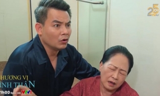 Hương vị tình thân tập 79: Thấy mẹ ngã, không cần biết sự tình, ông Khang lao tới quát vợ: Cô đã làm gì mẹ tôi?