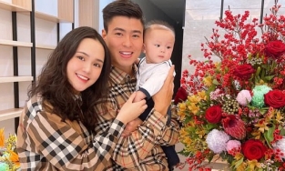 Vợ chồng Quỳnh Anh - Duy Mạnh đồng loạt đăng ảnh nhân ngày đặc biệt