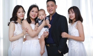 Hôn nhân thực sự của ông Tấn 'Hương vị tình thân' ngoài đời: Hạnh phúc viên mãn bên vợ đẹp kém 7 tuổi và 3 con