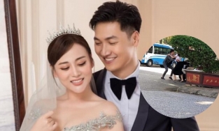 Hương vị tình thân rò rỉ hậu trường Hoàng Long và Phương Nam hậu kết hôn: Anh chị làm gì trong bụi thế?