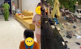 Xôn xao câu chuyện vợ chồng cãi nhau, đồ đạc trong nhà thi nhau 'bay' từ tầng 25 xuống đất như phim hành động