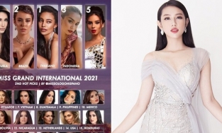 Nguyễn Thúc Thùy Tiên được dự đoán vào top 7 Miss Grand 2021