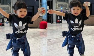 Con gái 1 tuổi nhà Cường Đô La hóa nữ rapper, dát hàng hiệu từ đầu tới chân