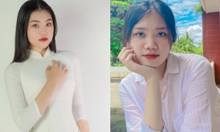 Cô gái sinh năm 2003, sở hữu chiều cao ấn tượng 1,81m tại Hoa hậu Hoàn vũ Việt Nam 2021