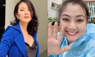 Ngọc Lan hết vai, rời đoàn phim Mặt nạ gương về Sài Gòn sau 5 tháng xa con