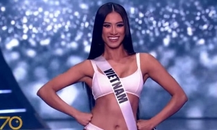 Kim Duyên đi cuối vẫn nổi bật trong phần thi bikini tại Bán kết Miss Universe 2021