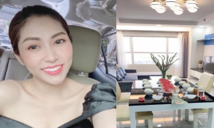 Vừa ly hôn tay trắng, Hoa hậu Đặng Thu Thảo đã tậu nhà mới khang trang