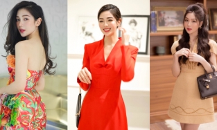 Nhan sắc nổi bật hơn cả nữ chính 'Phố trong làng' của Đào Thúy Hường - tình cũ thượng úy Nam