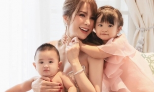 Hai con của diễn viên Diệp Lâm Anh chưa biết gì về chuyện bố mẹ không còn sống chung