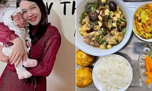 Nàng dâu số hưởng của năm: Bố mẹ chồng ngày nào cũng lên mạng tìm món ngon để nấu cơm cữ cho con dâu