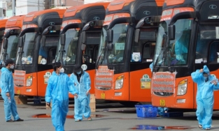 10 tỉnh, thành chưa nối lại các tuyến xe khách đến TP. HCM trong dịp Tết nguyên đán