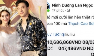 Bạn thân như ST. Sơn Thạch: Ninh Dương Lan Ngọc xin 100 nghìn, chuyển hẳn 8 chữ số