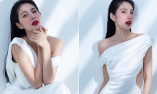 Thủy Tiên hóa 'nàng thơ' mong manh, quyến rũ hậu ồn ào từ thiện