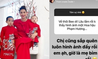 Lấy chồng triệu phú, đẻ con trai, ở biệt thự, Hoa hậu Phạm Hương hài lòng với mọi thứ của hiện tại