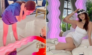 Nữ đại gia Quận 7 Đoàn Di Bằng mua gương 300 triệu giống Ngọc Trinh tặng cho người trông trẻ