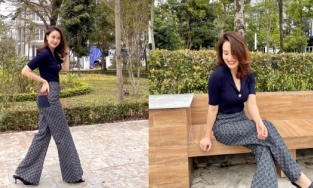 Hồng Diễm tuổi U45: Từ thần thái đến cách ăn vận đều được khen nức nở