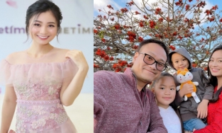 Diệu Hương 'Hoa hồng trên ngực trái' sau 3 năm tạm ngừng đóng phim, 'nương tựa' chồng nơi đất Mỹ