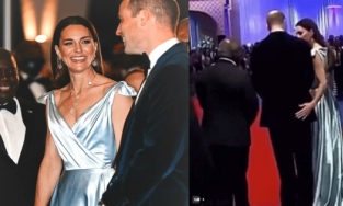 Hiếm hoi: Công nương Kate 'bàn tay hư' trên vòng ba của Hoàng tử William