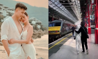 Clip 24s Lâm Bảo Châu và Lệ Quyên vi vu trời Tây mà cứ ngỡ như đi hưởng tuần trăng mật