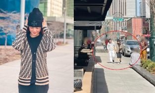 Phạm Quỳnh Anh bị bắt gặp nắm tay tình tứ trai lạ trên đất Mỹ, vóc dáng sồ sề như sắp sinh