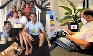 Bố đẻ Hà Tăng hiếm hoi lên sóng: Phong độ và lịch lãm ở tuổi U80, bảo sao con gái là ngọc nữ màn ảnh