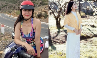 Tuổi U60, NSND Thu Hà tự tin lên đồ khoe ngực đầy, da căng mịn