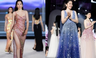 Nam Em đi thi Hoa hậu Thế giới Việt Nam như đi chợ, buột miệng 'Lẹ lẹ về chị còn đi hát nữa'