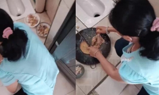 Đến nhà bạn ăn cơm, khách không biết nên ở hay về khi nhìn gia chủ chặt thịt gà ở nơi không tin được