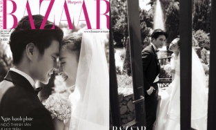 Ngô Thanh Vân khoe ảnh cưới trên bìa tạp chí, xúc động trước ngày là 'nàng dâu mới'