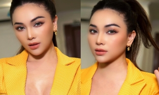 Quỳnh Thư 'thả rông' vòng 1 nói đạo lý về hạnh phúc: Chỉ cần đúng người, muộn 1 chút không sao