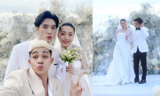 Danh tính người nhận được hoa cưới tại đám cưới Ngô Thanh Vân - Huy Trần