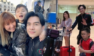 Đan Trường và vợ cũ lần đầu trở về Việt Nam hậu ly hôn, hình ảnh gia đình ba người thu hút sự chú ý