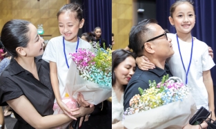 Con gái út nhà Hà Kiều Anh mới 7 tuổi đã xinh hết phần người khác, lộ luôn năng khiếu nghệ thuật