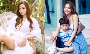 'Mẹ đơn thân' Huyền Lizzie dạy con, tiết lộ mối quan hệ với bố mẹ chồng cũ