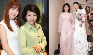 Vóc dáng mẹ ruột U60 của Minh Hằng: Thon thả, yêu kiều hơn cả con gái