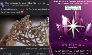 Lộ diện hình ảnh chính thức của vương miện 'triệu đô' Hoa hậu Hoàn vũ Việt Nam 2022