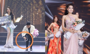 Á hậu 1 Thảo Nhi vừa đăng quang đã gặp 'biến' rớt vương miện