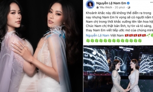 Nam Em viết tâm thư sướt mướt, cổ vũ tinh thần chị gái trước giờ G Chung kết MUV 2022