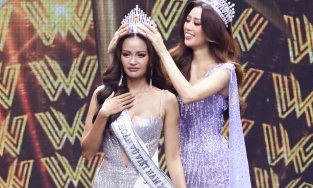 Ngọc Châu đăng quang Hoa hậu Hoàn vũ Việt Nam 2022