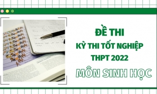 Đề thi THPT Quốc gia năm 2022 môn Sinh học chính thức (đang cập nhật tất cả các mã đề)