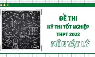 Đề thi môn Vật Lý tốt nghiệp THPT Quốc gia năm 2022 (tất cả các mã đề)