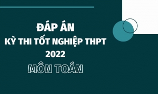 Gợi ý đáp án đề thi môn Toán thi tốt nghiệp THPT 2022 tất cả các mã đề 
