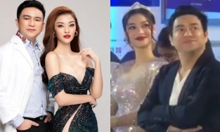 'Team qua đường' bắt trọn cảnh Á hậu Kiều Loan nhỏ to bên Chiêm Quốc Thái