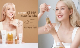 Thiều Bảo Trâm lên đời, là đại sứ thương hiệu mĩ phẩm Hàn Quốc