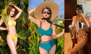 'Mẹ 1 con' lên đồ thiếu vải: Huyền Lizzie hay tình cũ Đình Tú 'hot' hơn?