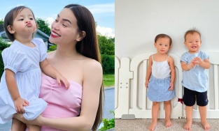 Hồ Ngọc Hà dạy cặp song sinh lai Tây: Giỏi tiếng Việt đã mới học tiếng Anh