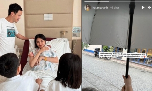 Tăng Thanh Hà khoe ảnh cậu út, tiết lộ sở thích đặc biệt của con