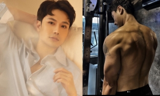 Thanh Sơn hiếm hoi khoe cơ bắp, bờ vai 'Thái Bình Dương' khiến dân tình bấn loạn